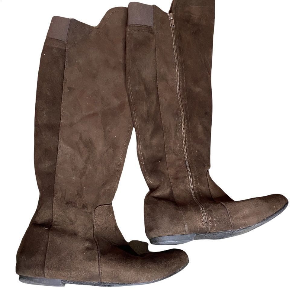 Knee high I.D. Required moccasin boot